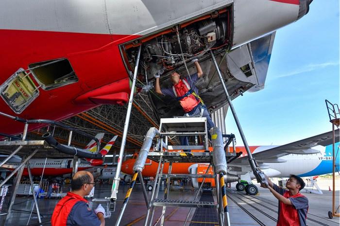 在海南自貿(mào)港修全球飛機
