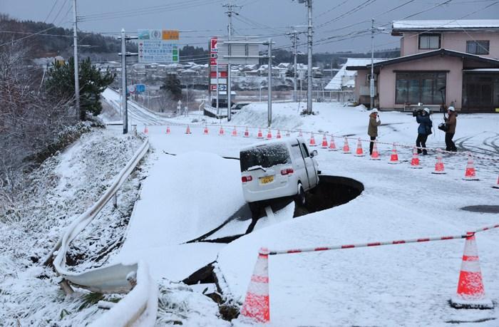 日本青森縣東部海域發(fā)生強震