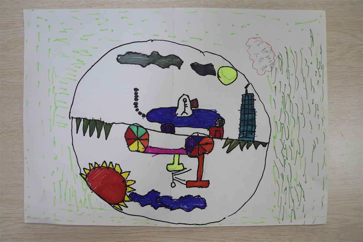 《保護地球，人人有責(zé)》 蘇熙博 9歲