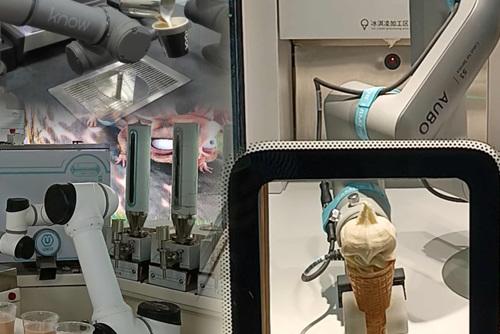 拉花咖啡、冰激凌、奶茶，它們做得水靈靈